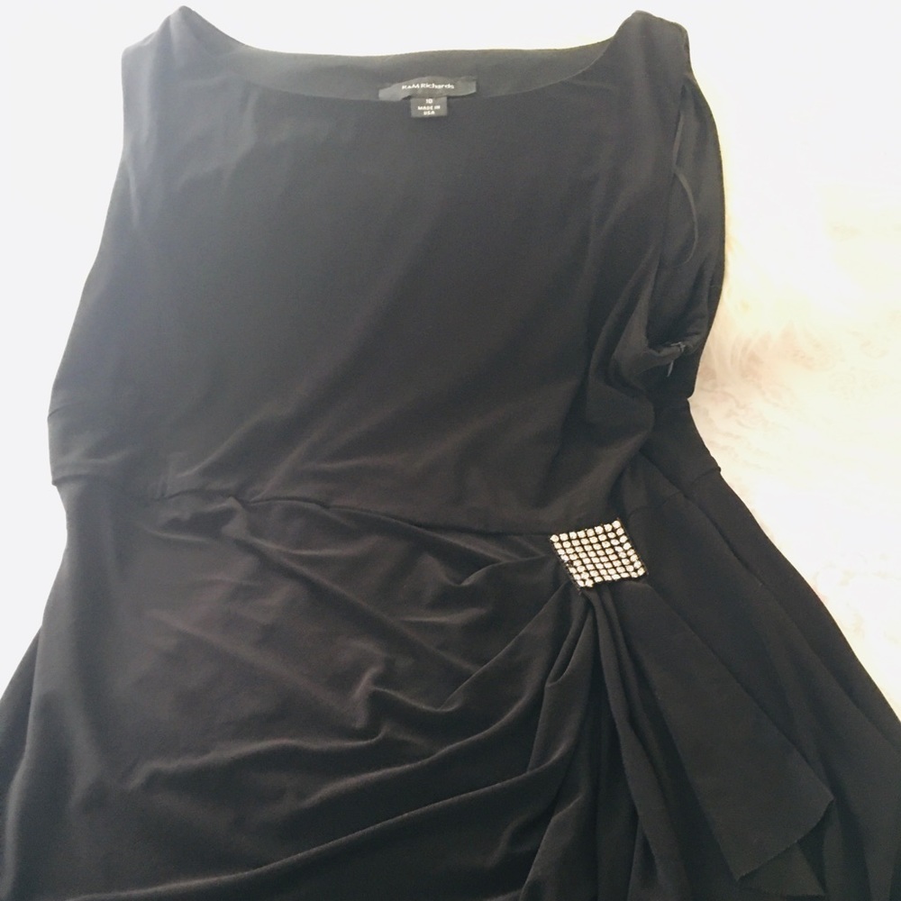 R & M Richards Black Dress, size 10